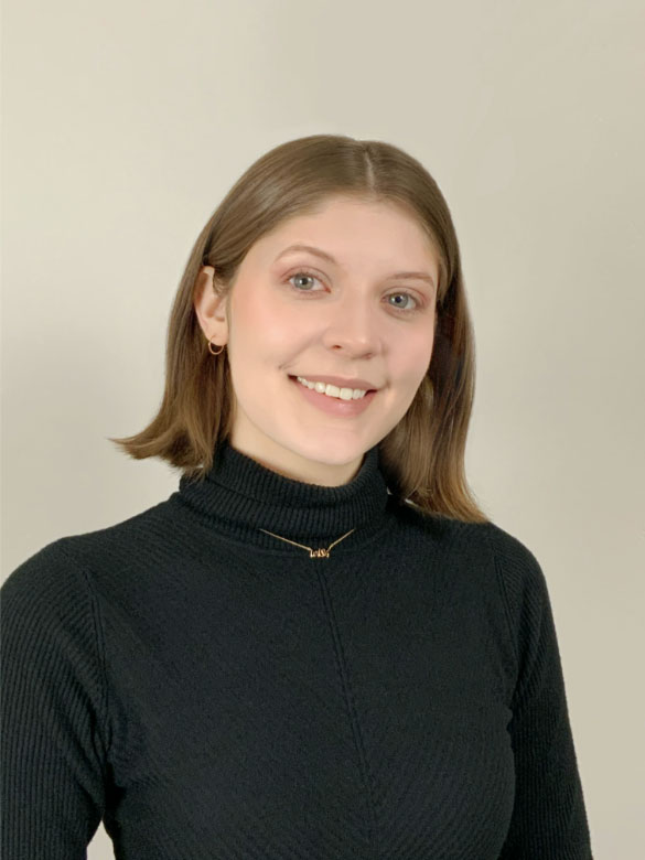 portrait image of student in black turleneck