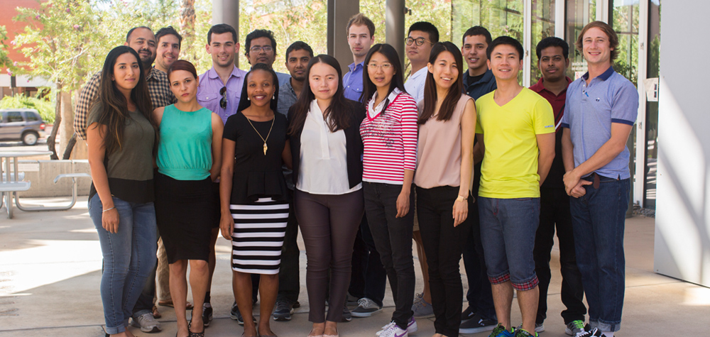 graduate student group photo 2016, University of Arizona, Tucson